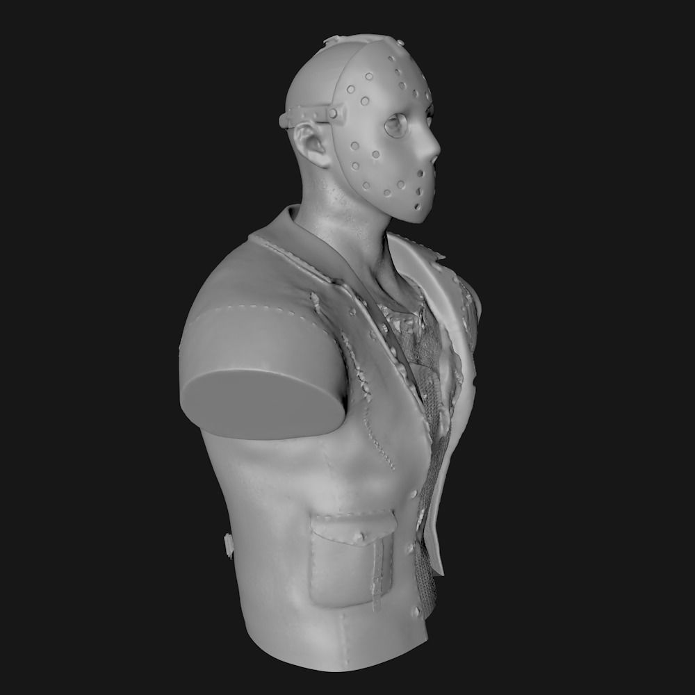 JASON VORHEES - BUST - FRIDAY THE 13TH 3D print model_14