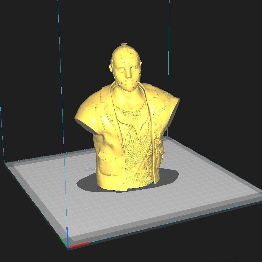 JASON VORHEES - BUST - FRIDAY THE 13TH 3D print model_3