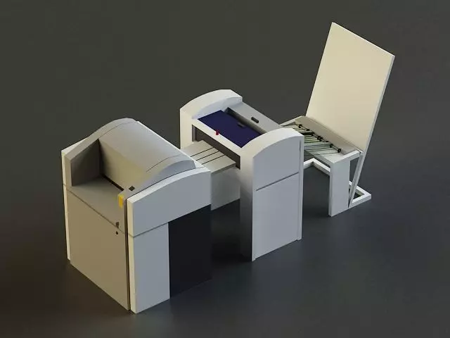 Small Offset Printer 3D model_0