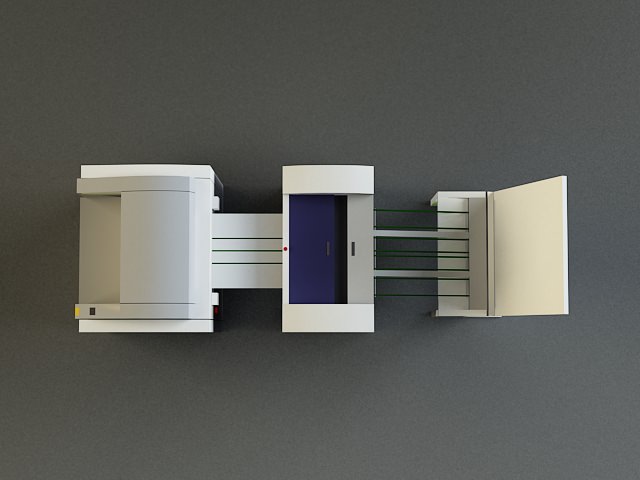 Small Offset Printer 3D model_1
