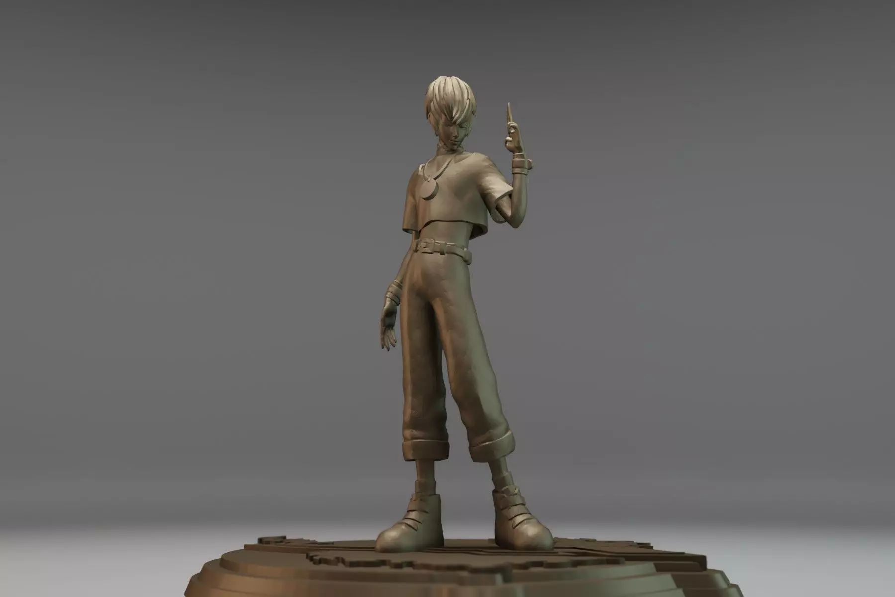 CHRIS OROCHI - THE KING OF FIGHTERS Free 3D print model