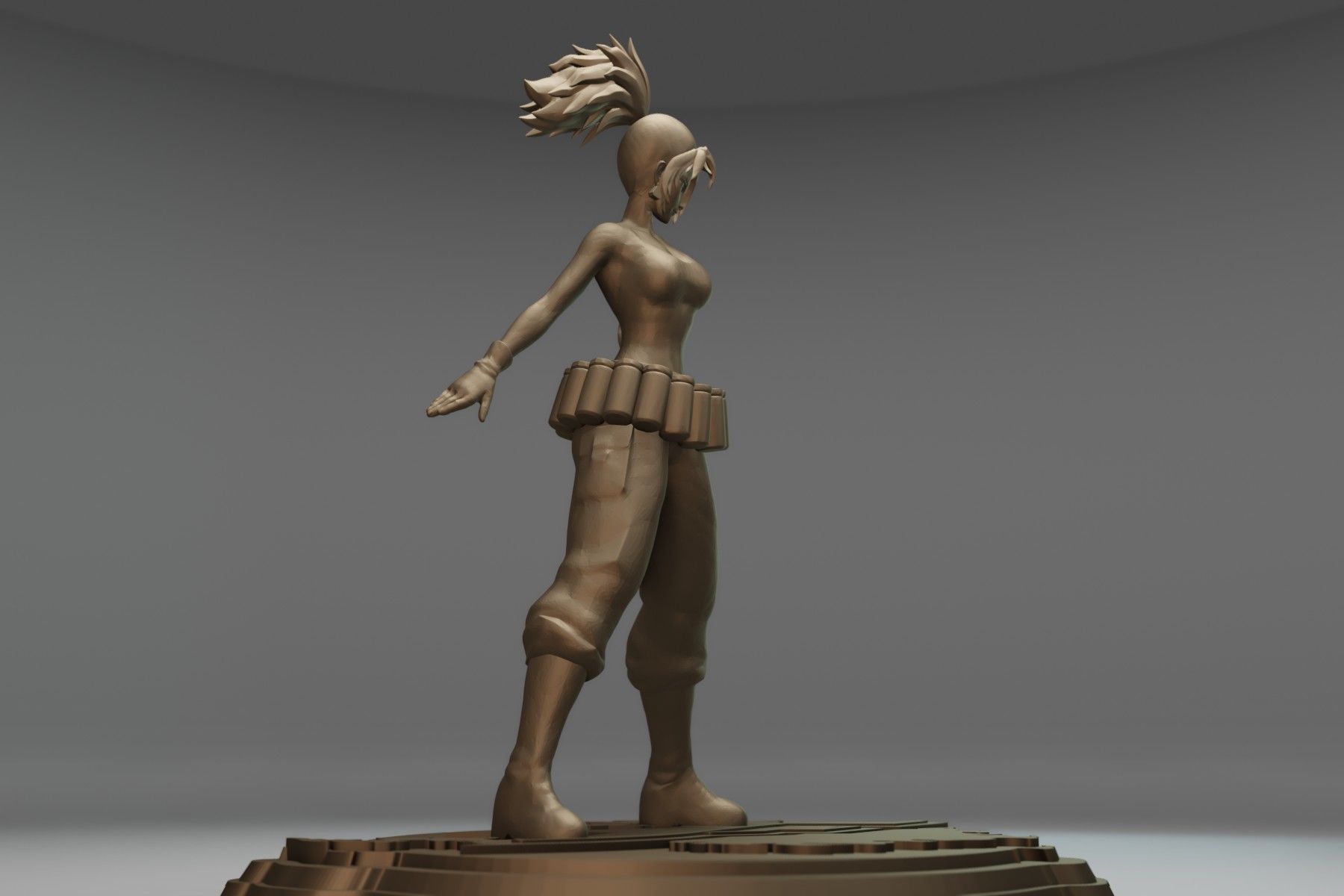LEONA HEIDERN - THE KING OF FIGHTERS 3D print model_2