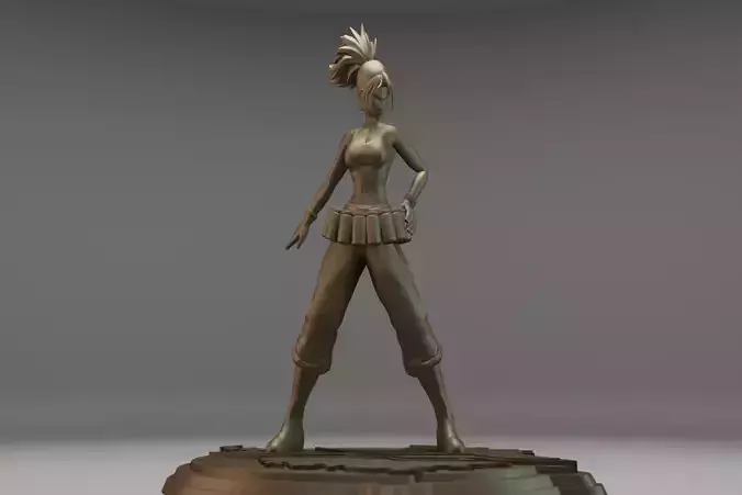 LEONA HEIDERN - THE KING OF FIGHTERS 3D print model