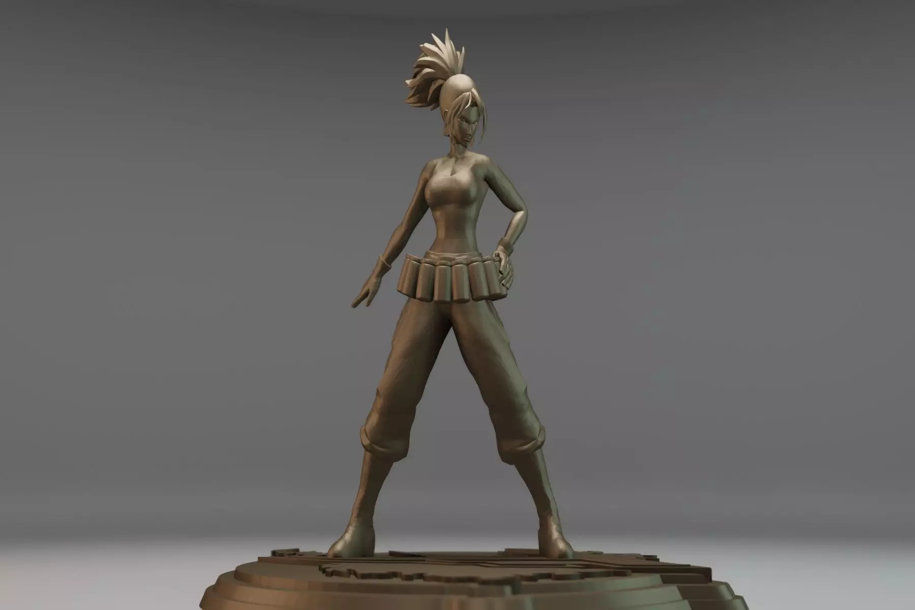 LEONA HEIDERN - THE KING OF FIGHTERS 3D print model_0
