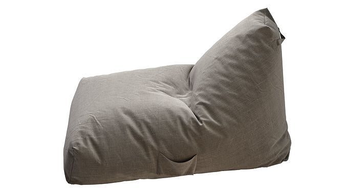 ZARA HOME COTTON POUFFE 3D model 7