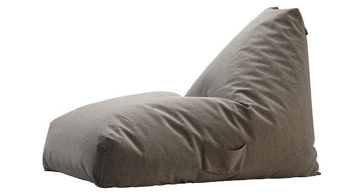 ZARA HOME COTTON POUFFE 3D model 5