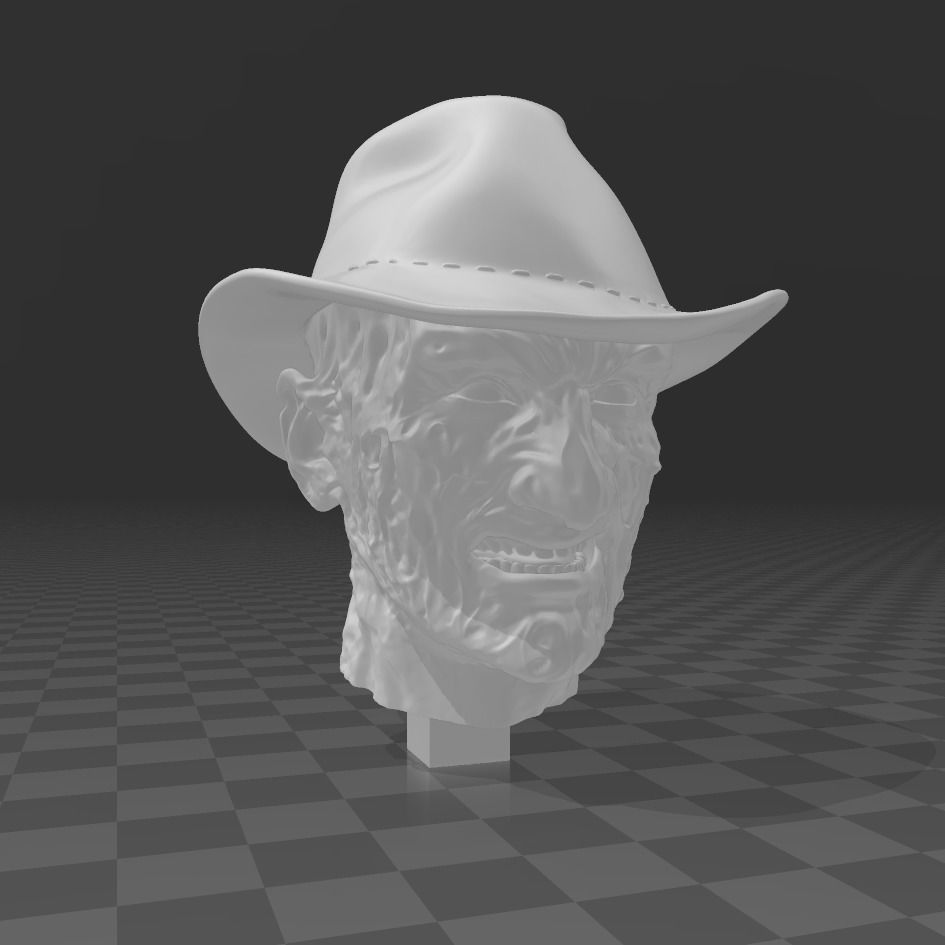 FREDDY KRUEGER BUST 3D print model_10