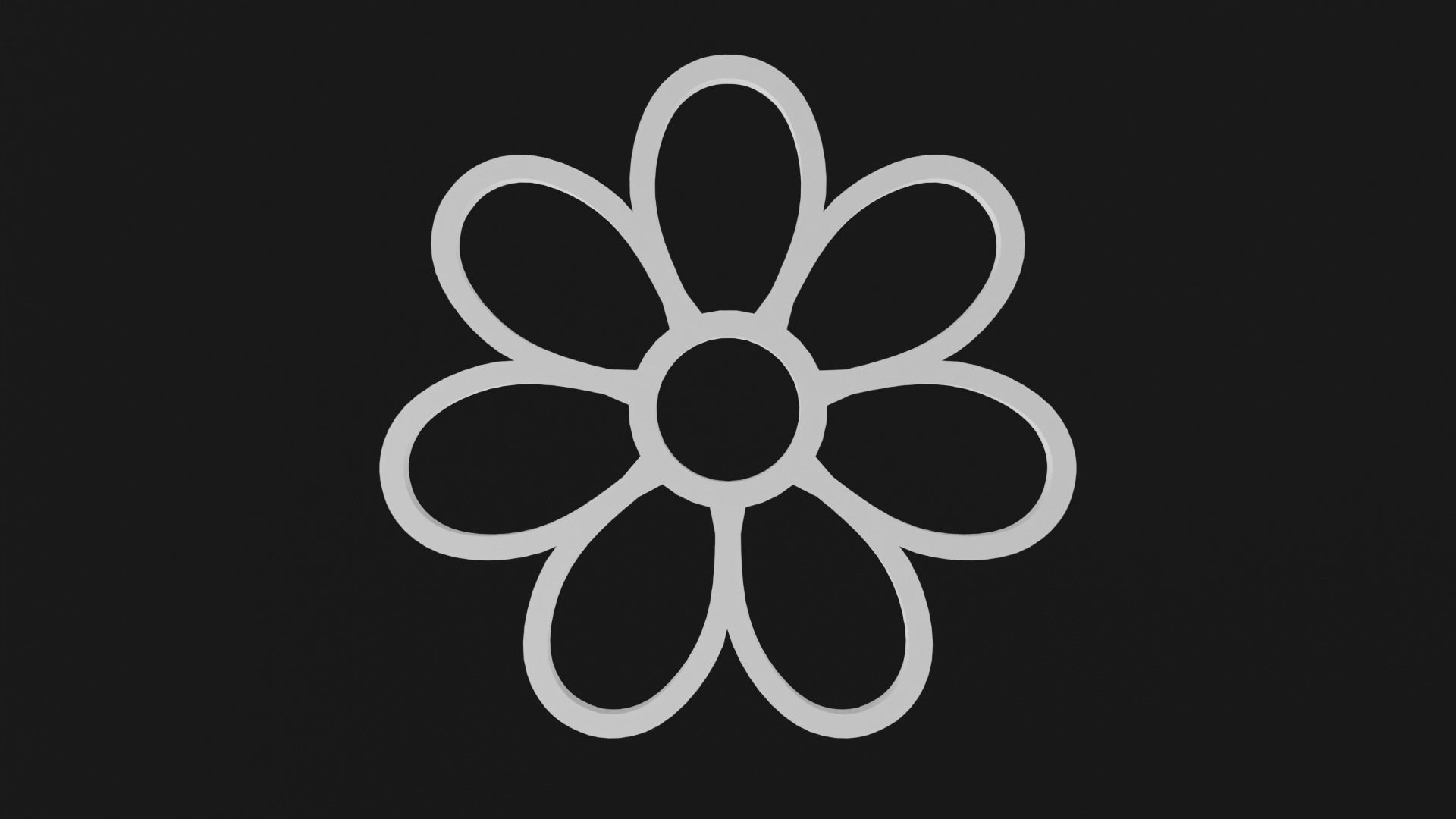 Flowers earring 3D print model_14