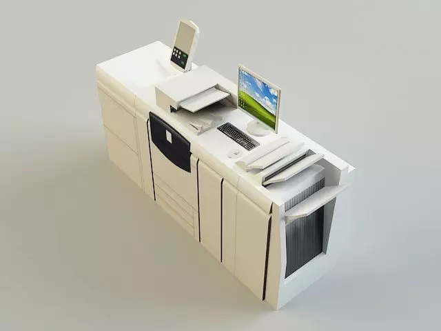 Digital Printer 3D model_0