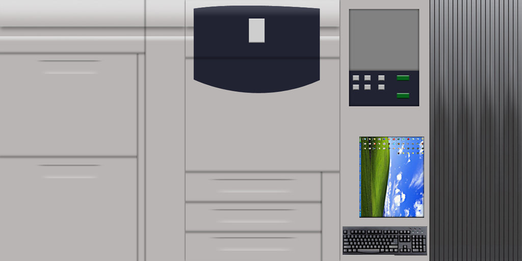 Digital Printer 3D model_5