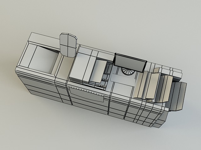 Digital Printer 3D model_6