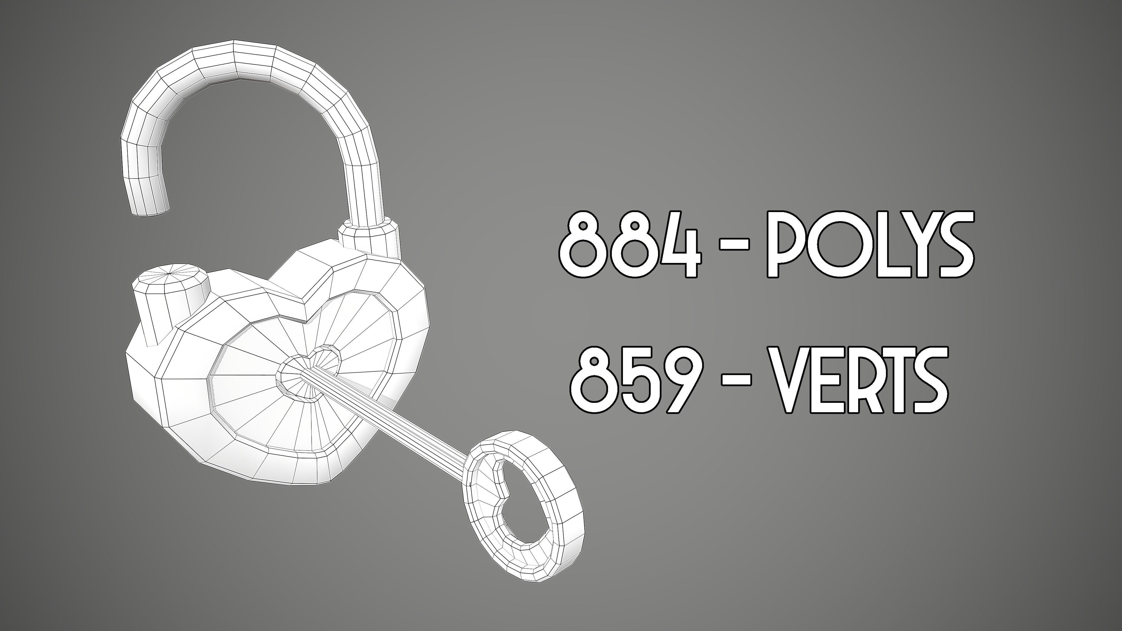 PADLOCK PACK CARTOON STYLIZED 3D Model Collection_74