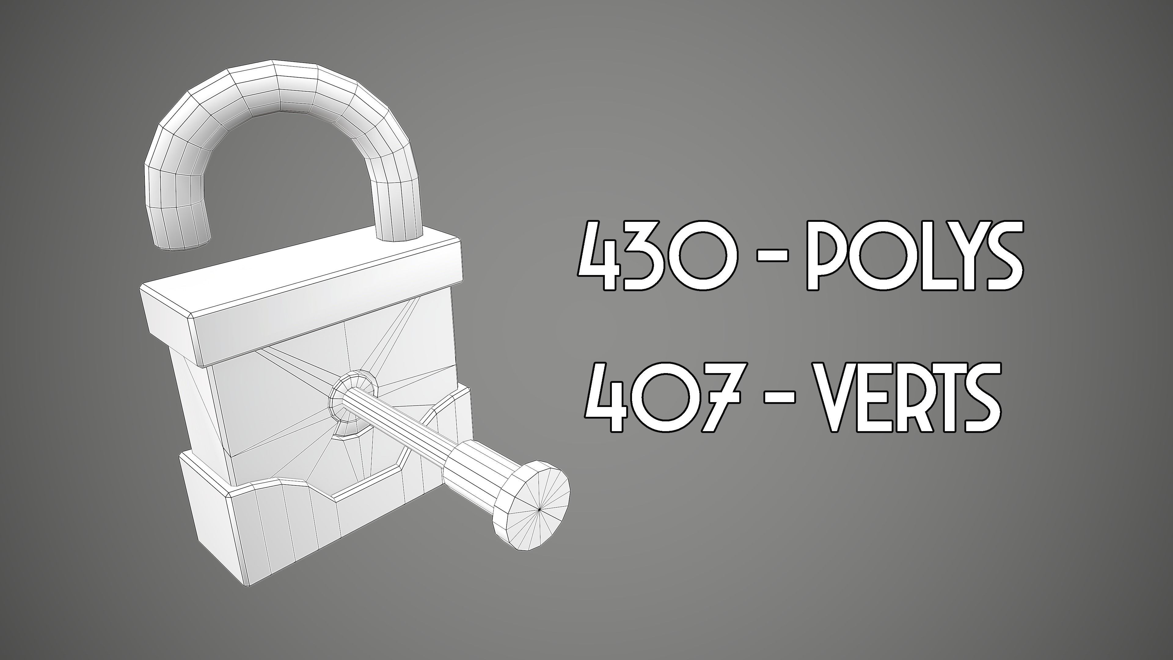 PADLOCK PACK CARTOON STYLIZED 3D Model Collection_79