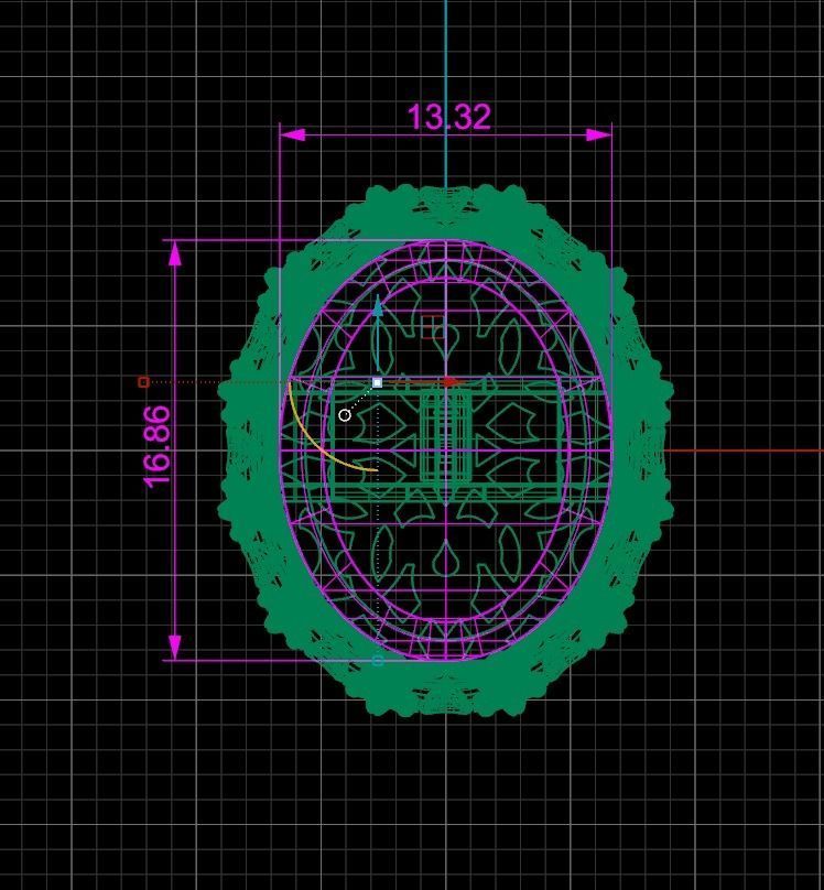 Cufflinks Firuze 3D print model_18