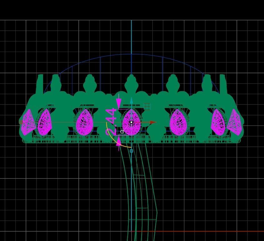 Cufflinks Firuze 3D print model_14