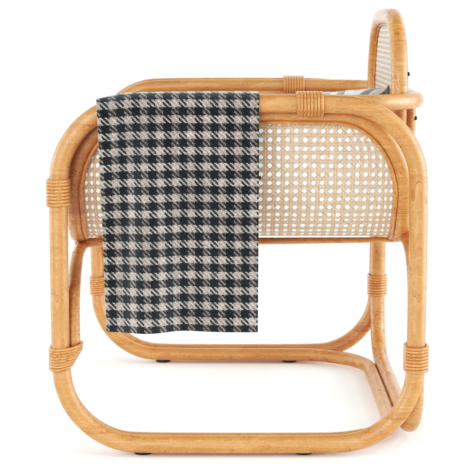 Marte Lounge Chair 3D model_6