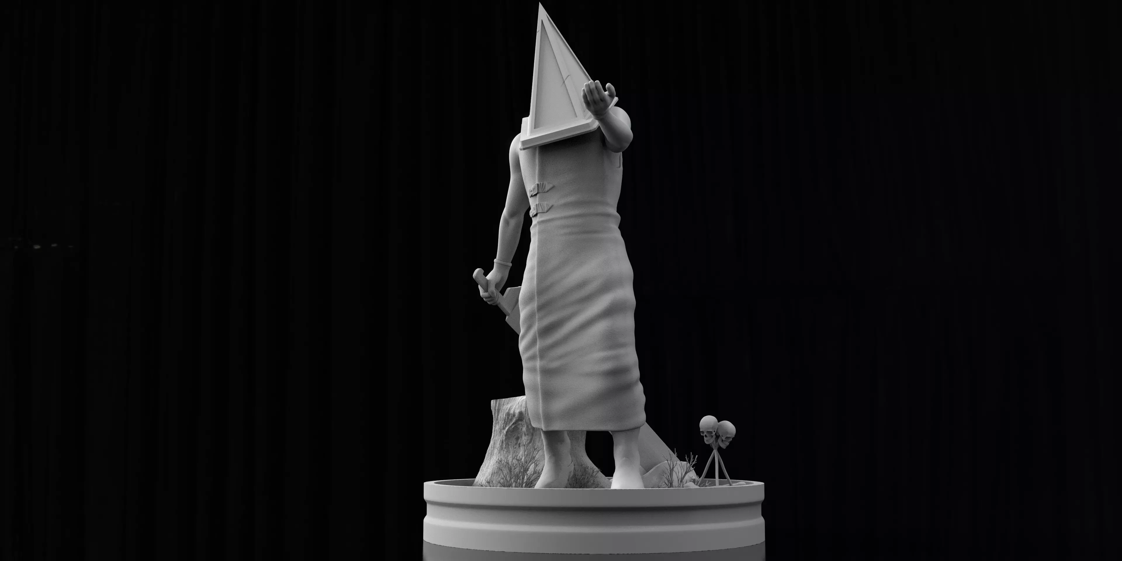 Pyramid Head 3D print model