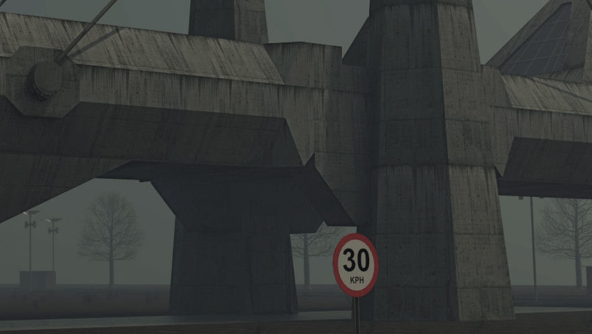 Exhibition Centre Salvador Da Bahia Brazil Brutalist Low-poly 3D model_5