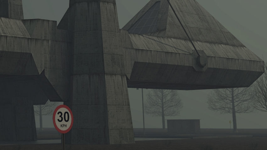 Exhibition Centre Salvador Da Bahia Brazil Brutalist Low-poly 3D model_6