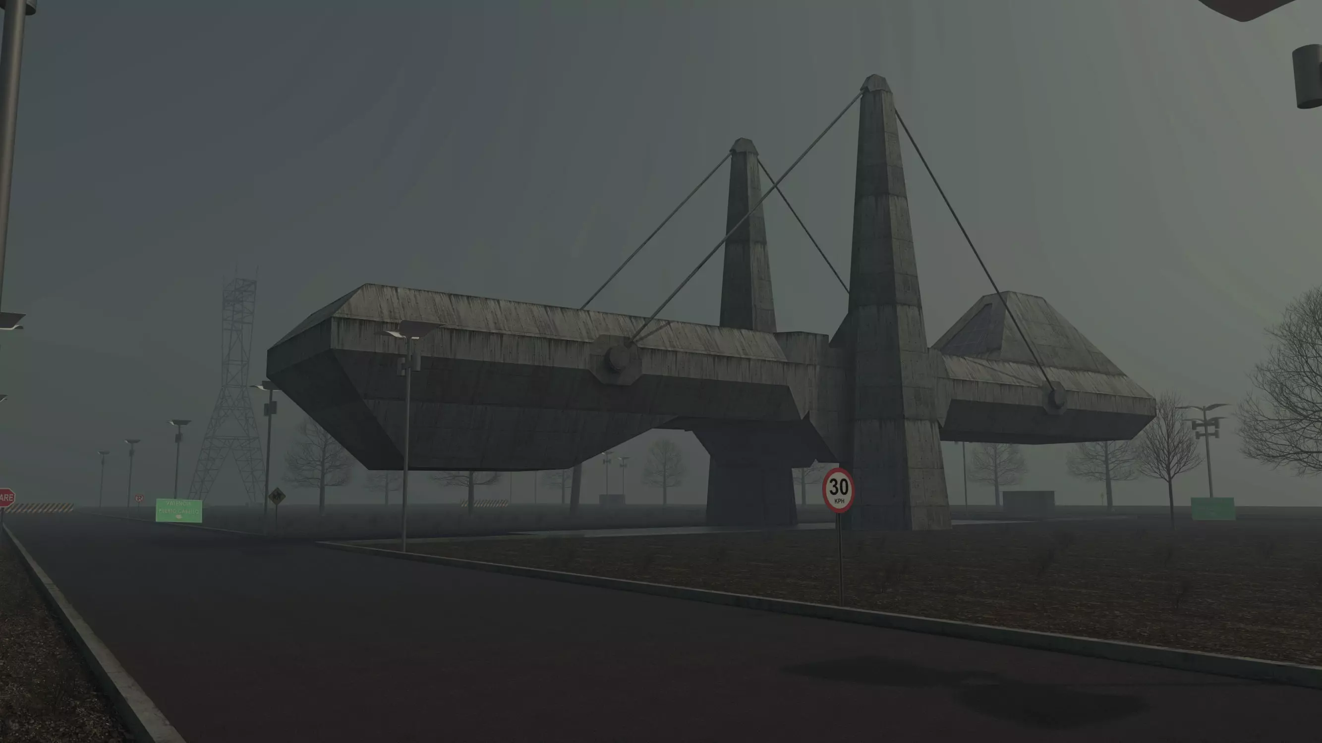 Exhibition Centre Salvador Da Bahia Brazil Brutalist  Low-poly 3D model_0