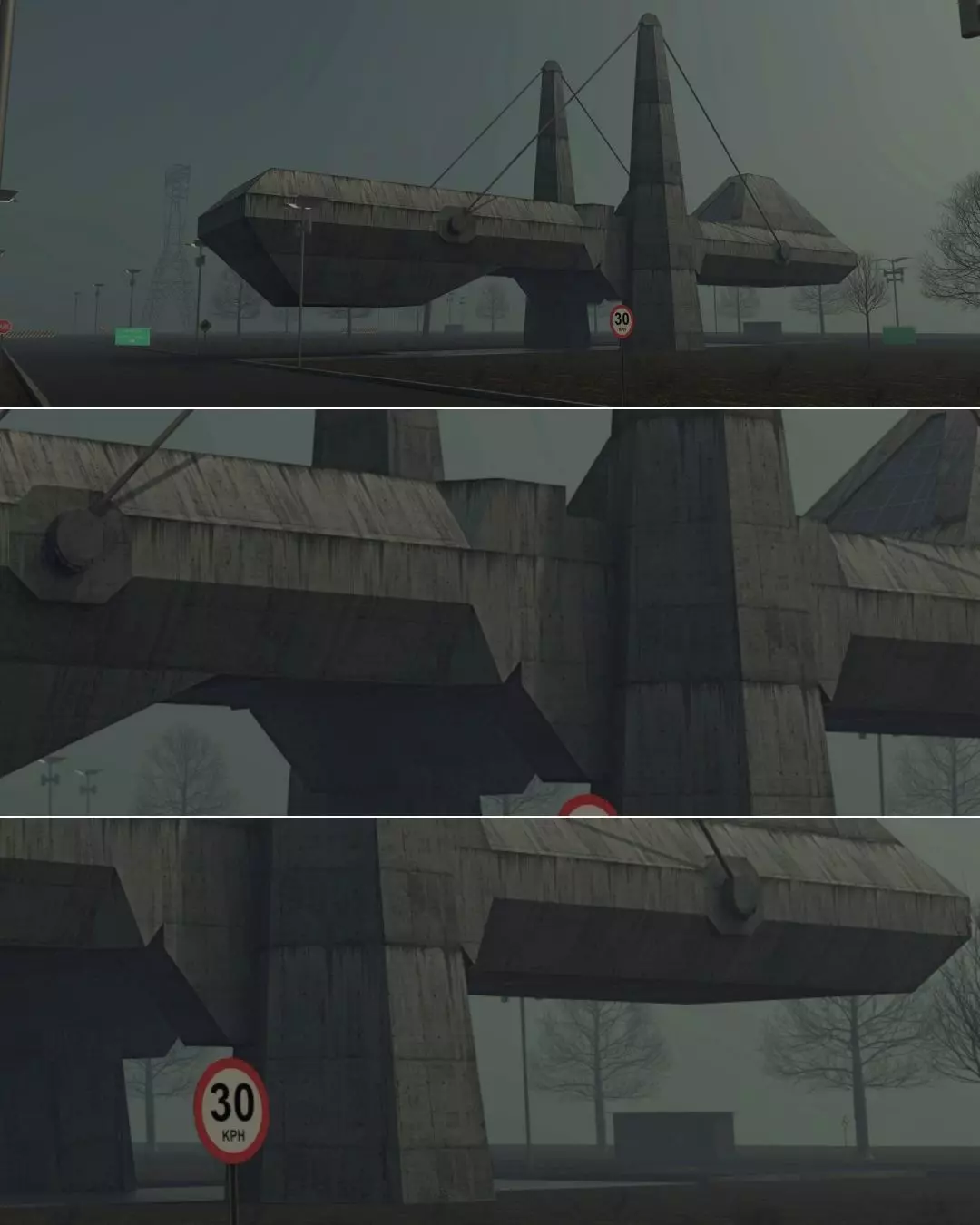 Exhibition Centre Salvador Da Bahia Brazil Brutalist Low-poly 3D model_1