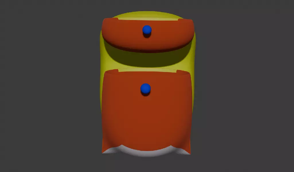 Future Stick drawer Low-poly 3D model_0