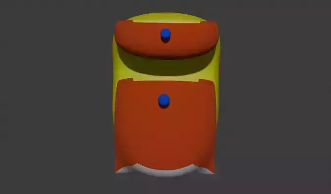 Future Stick drawer Low-poly 3D model