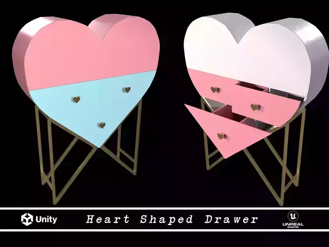 Heart Shaped Drawer Furniture 