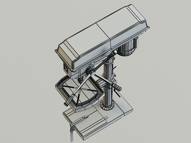 Drill Machine 3D model_4