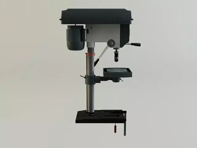 Drill Machine 3D model_0