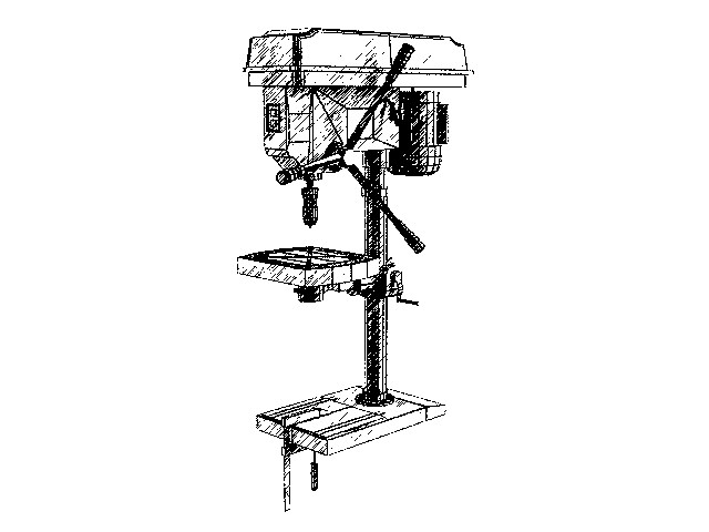 Drill Machine 3D model_8