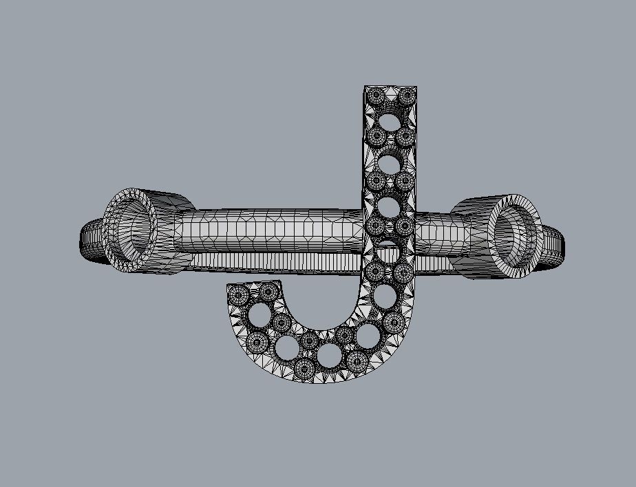 Diamond Letter Ring - J 3D print model_12