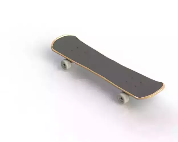 Skateboard 3D print model