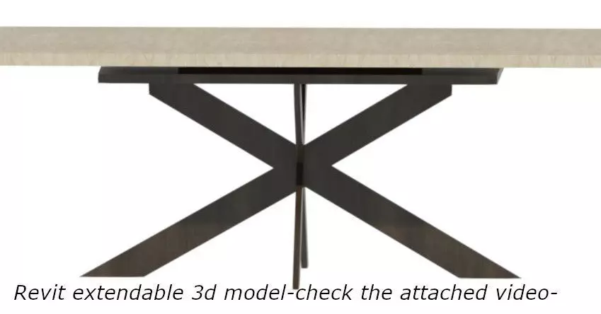 Ronise Pedestal Dining Table 3D model