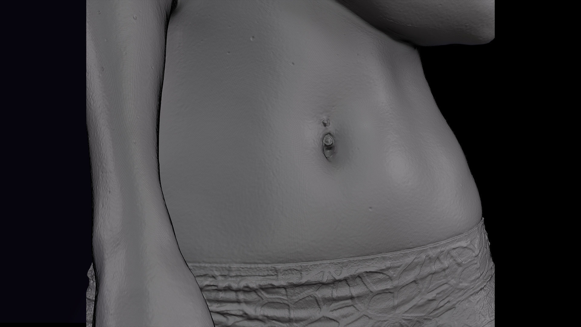 Clean Body Scan Shenika Underwear 3D model_13