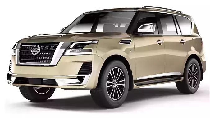 Nissan Patrol V8 Platinum 2021 3D model