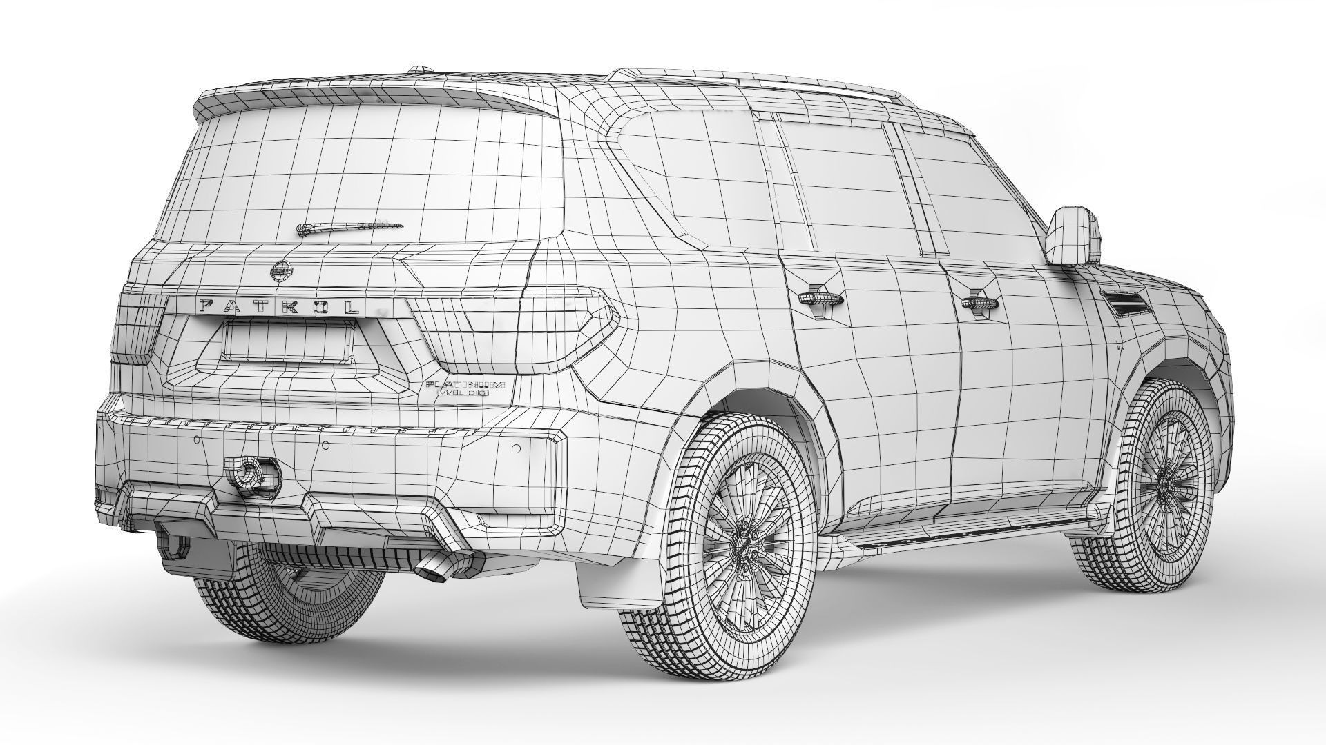 Nissan Patrol V8 Platinum 2021 3D model_9