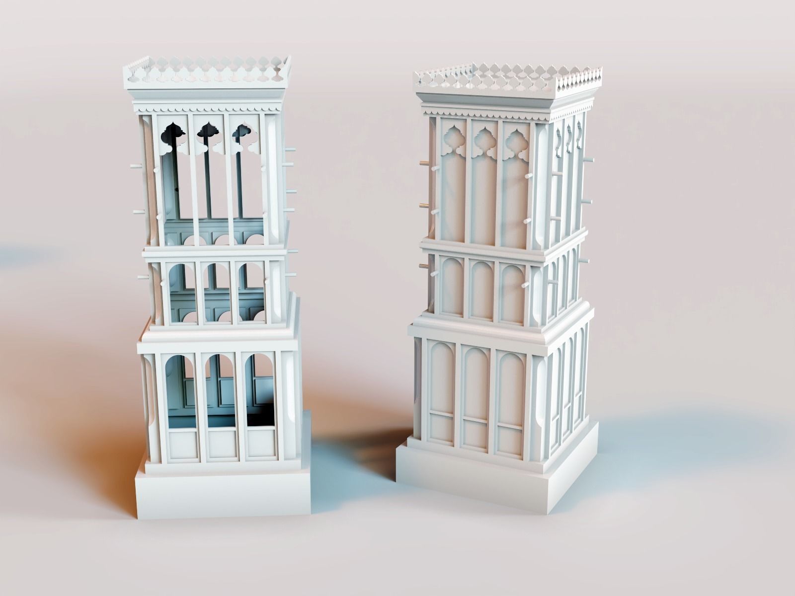 DUBAI skyline - landmarks collection 3D print model_24