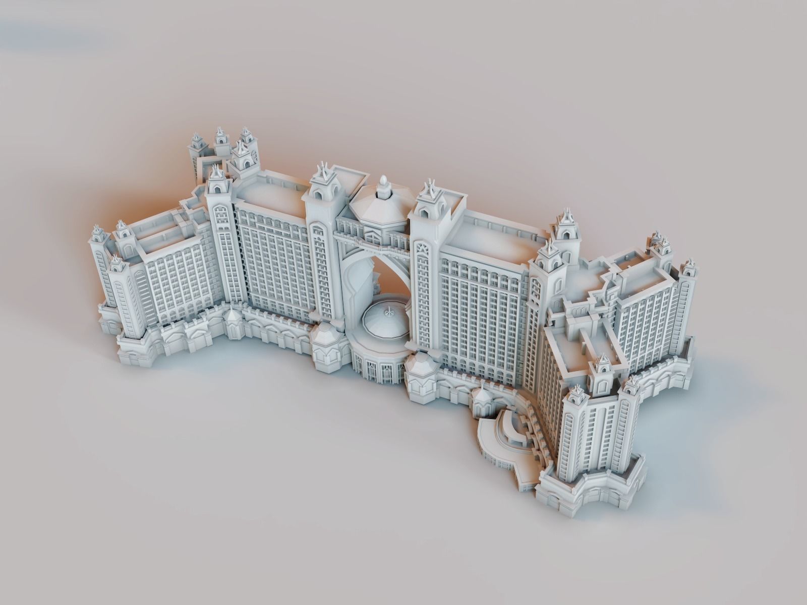 DUBAI skyline - landmarks collection 3D print model_10