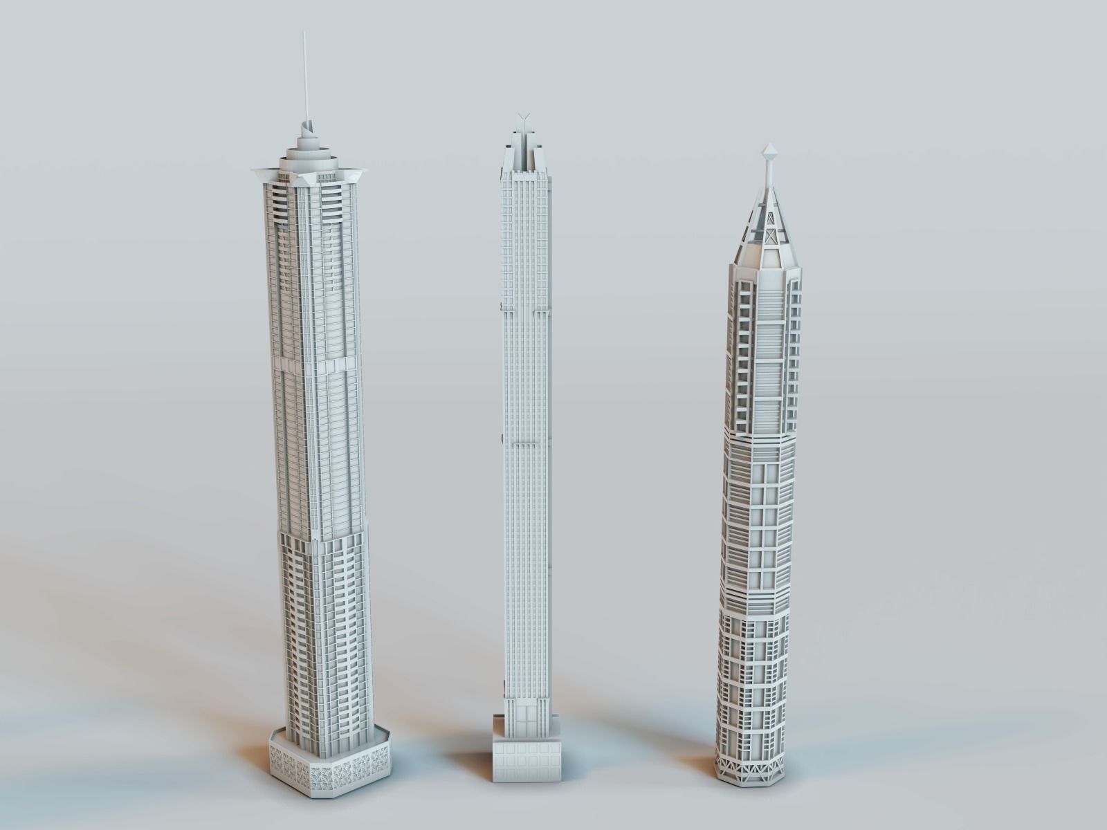 DUBAI skyline - landmarks collection 3D print model_17