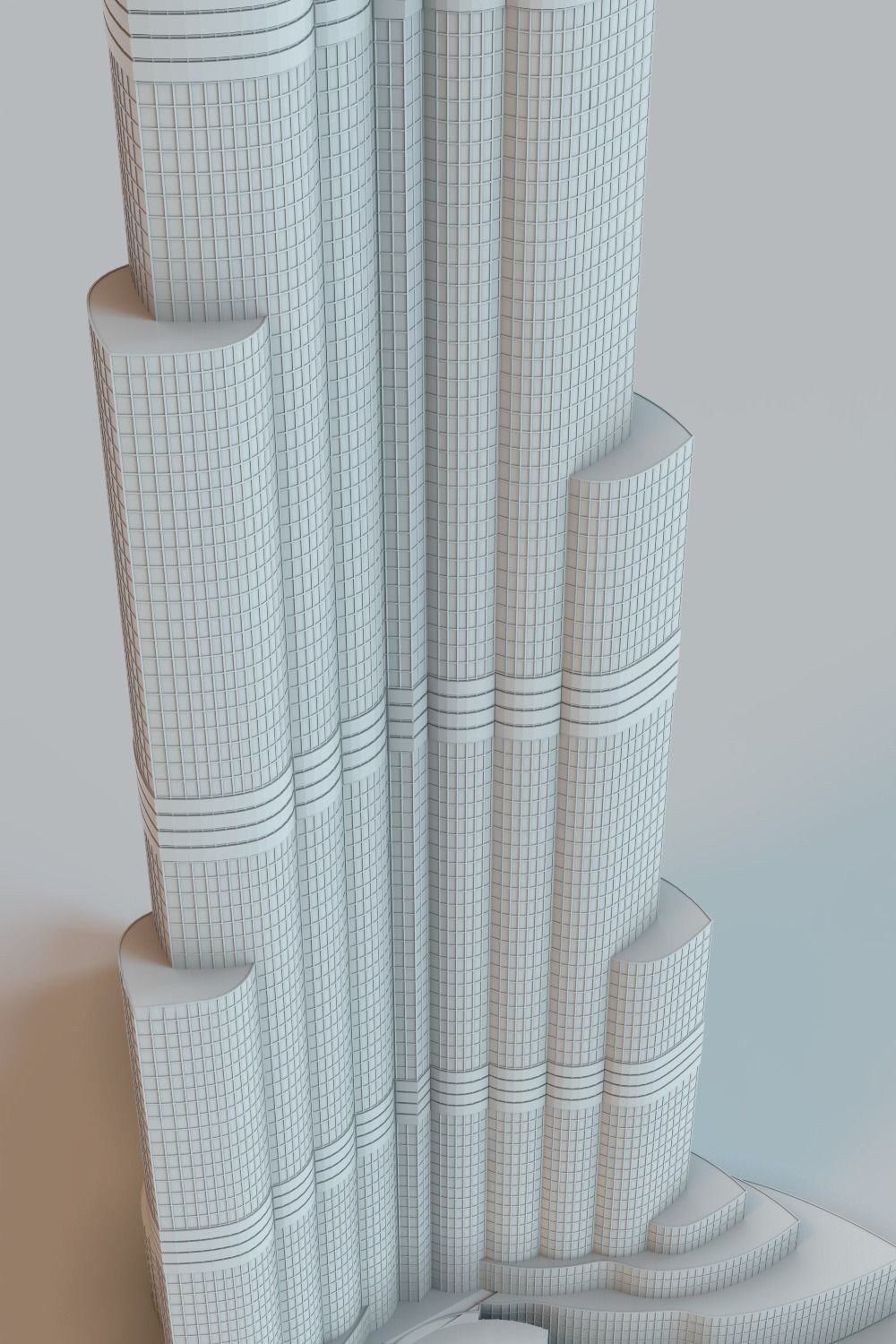 DUBAI skyline - landmarks collection 3D print model_6