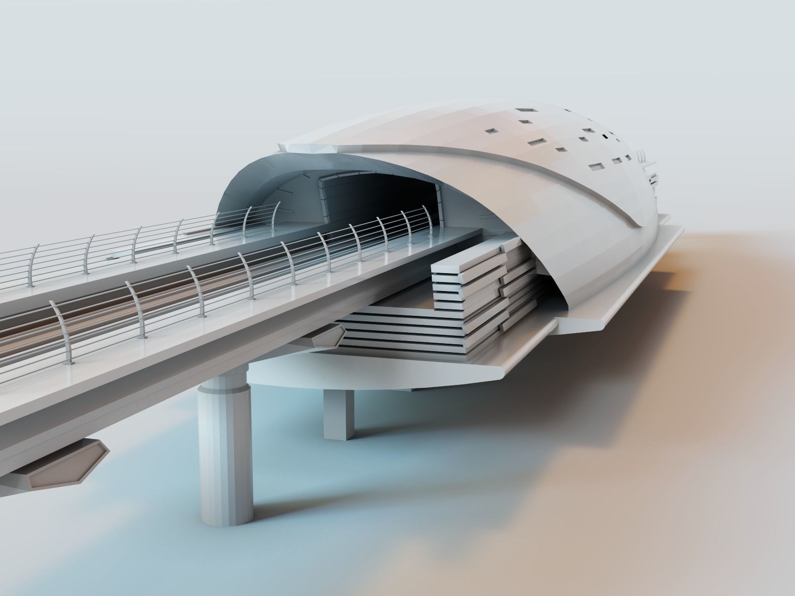 DUBAI skyline - landmarks collection 3D print model_13