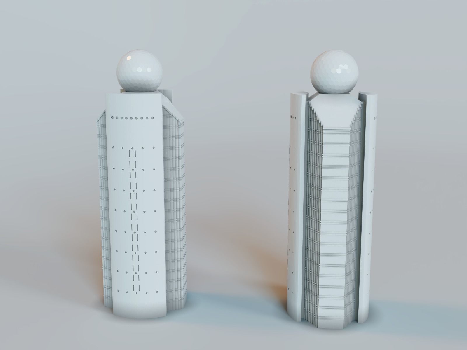 DUBAI skyline - landmarks collection 3D print model_15