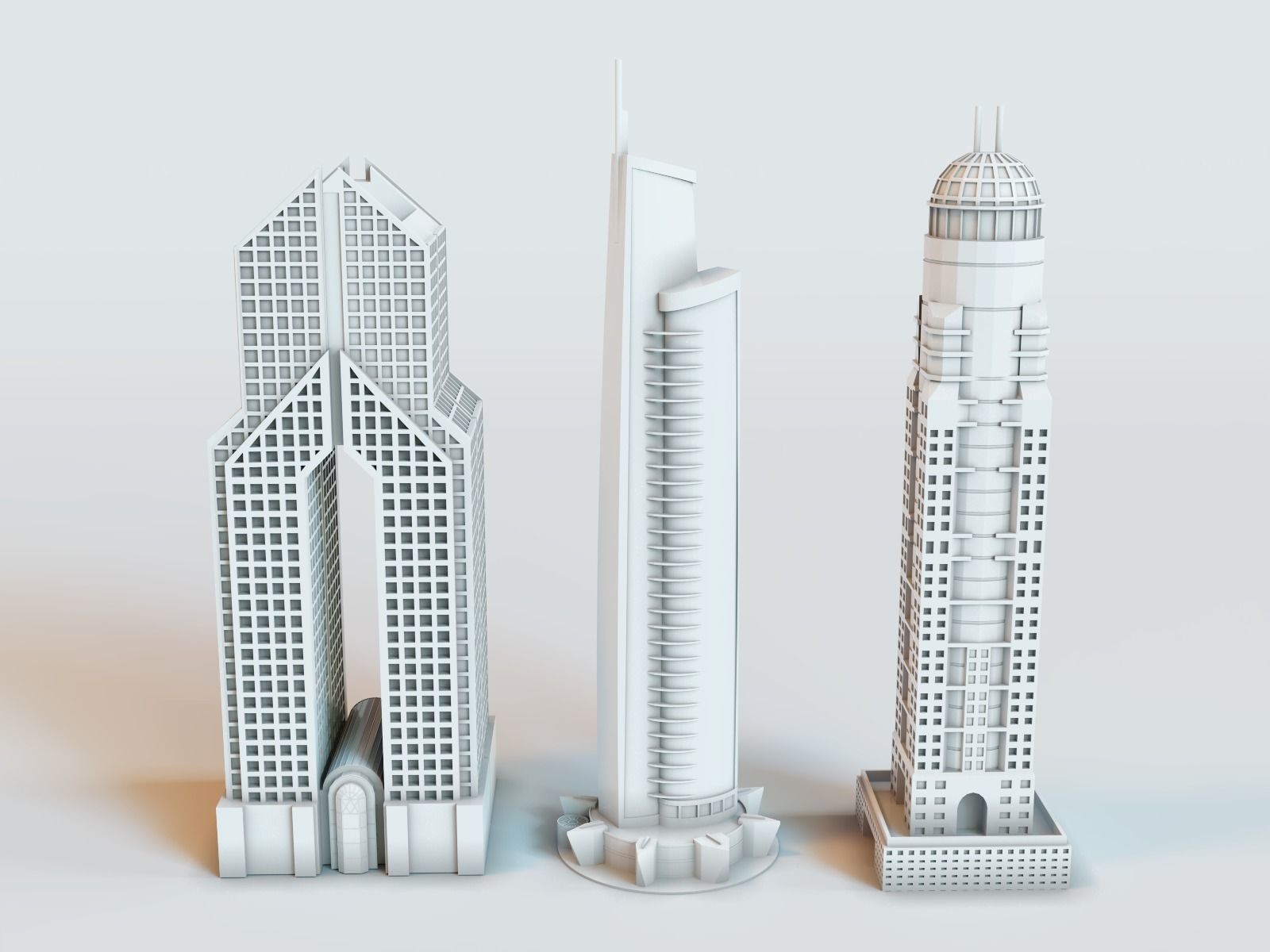 DUBAI skyline - landmarks collection 3D print model_19