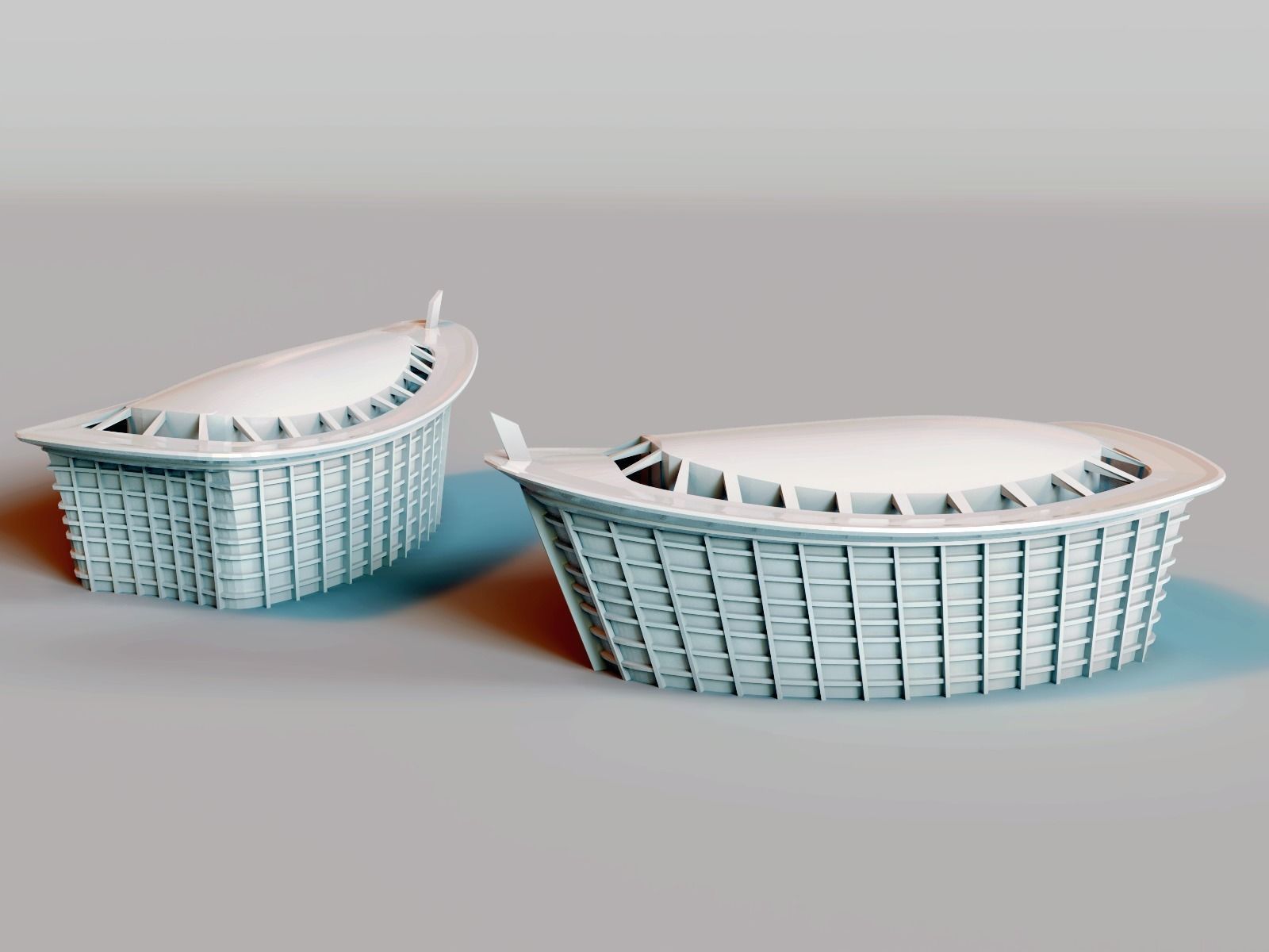 DUBAI skyline - landmarks collection 3D print model_12