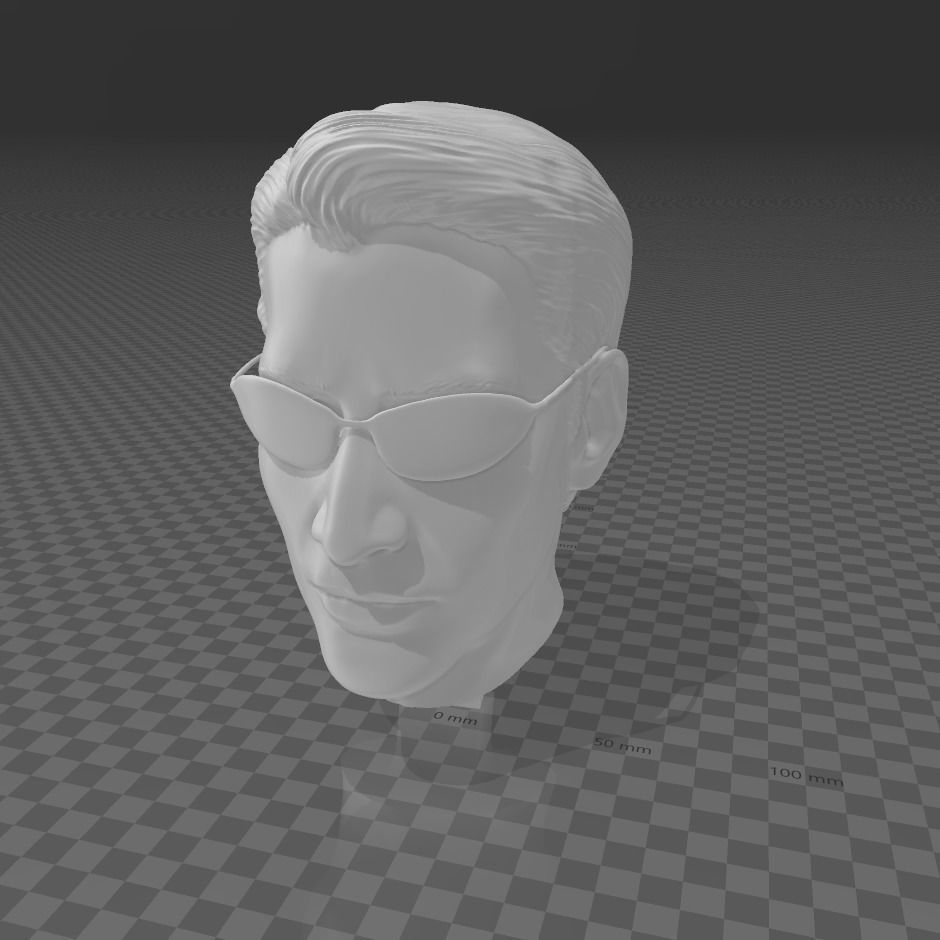 NEO MATRIX - KEANU REEVES - BUST 3D print model_14