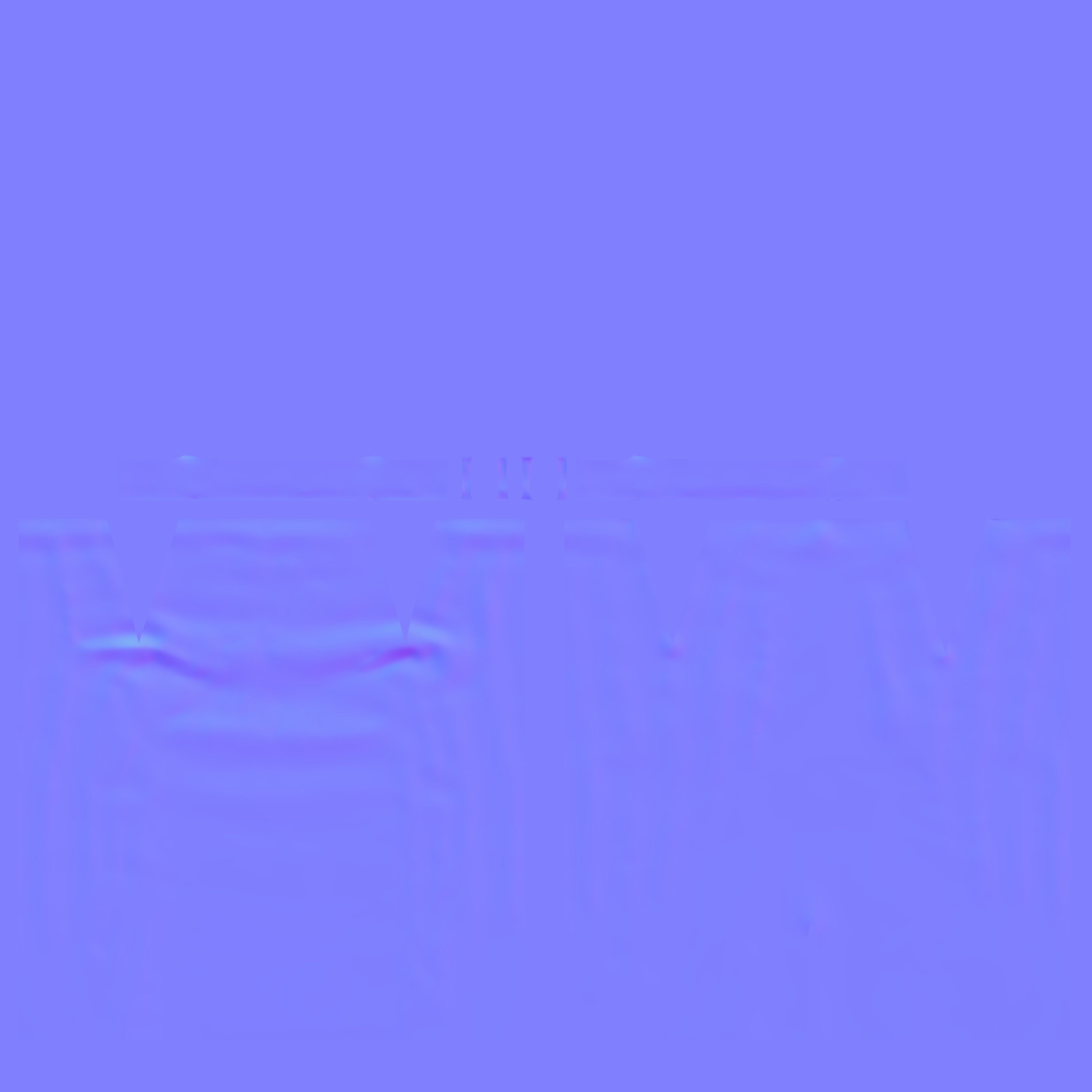 Female Black Formal Short Pencil Skirt With Belt Low-poly 3D model_12