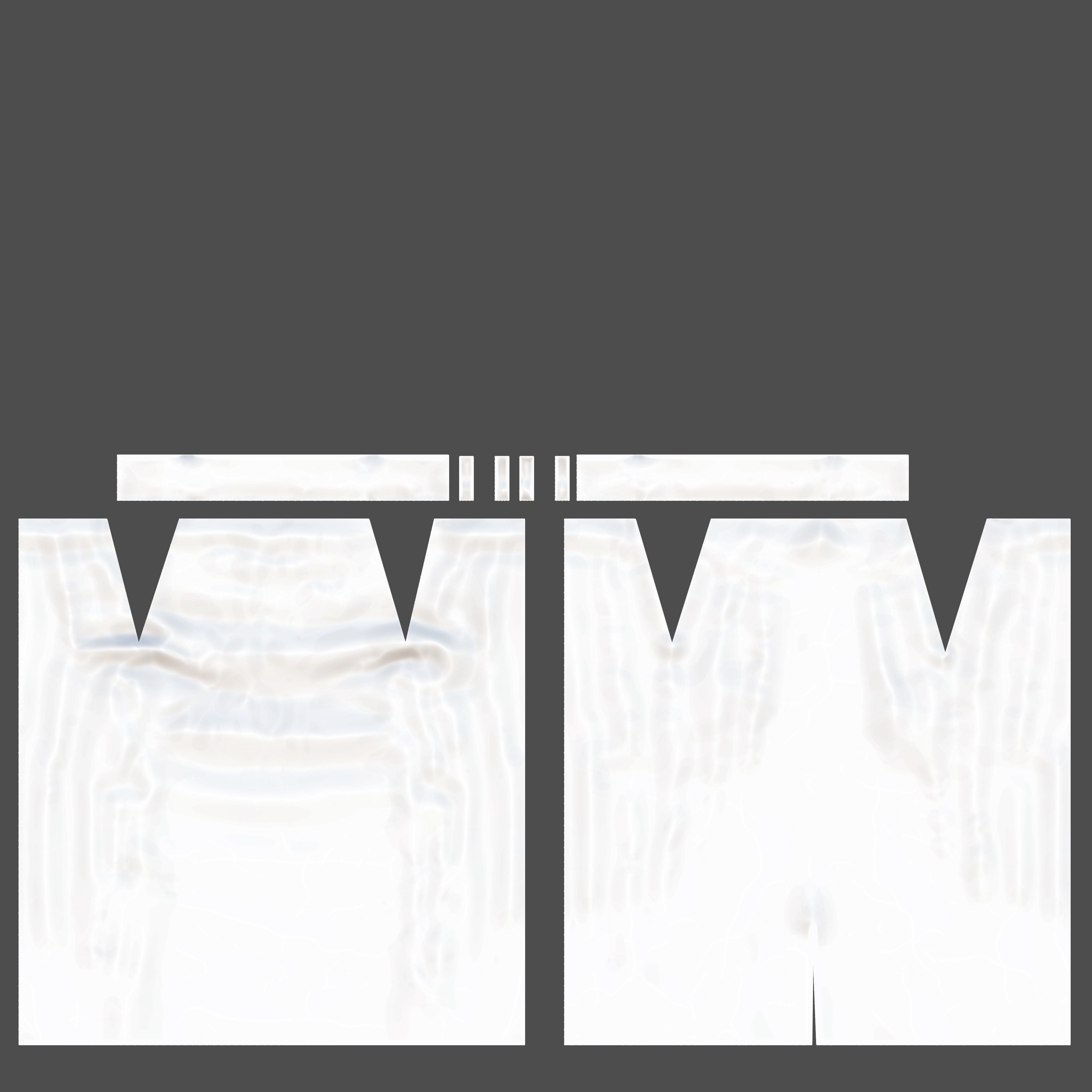 Female Black Formal Short Pencil Skirt With Belt Low-poly 3D model_16