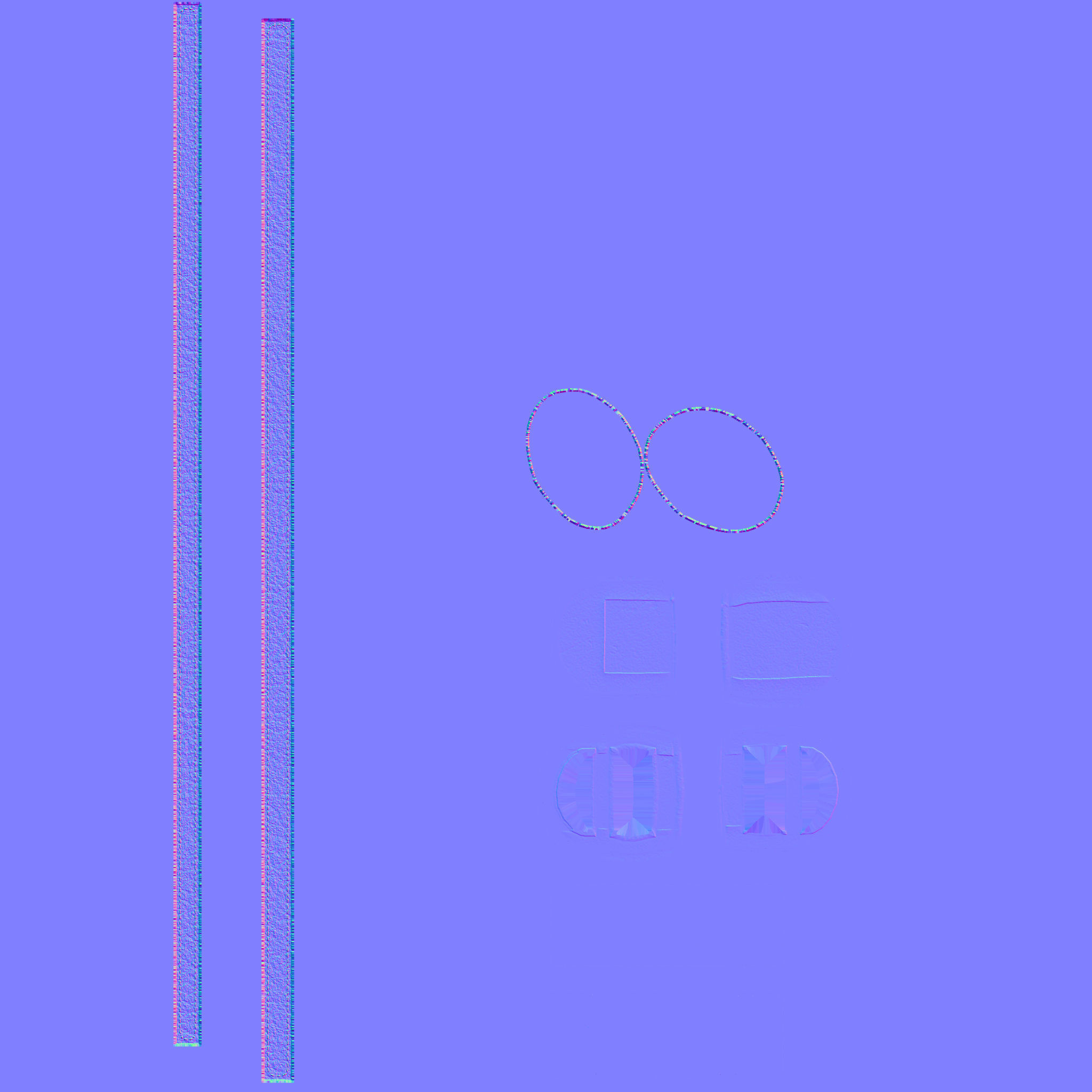 Female Black Formal Short Pencil Skirt With Belt Low-poly 3D model_13