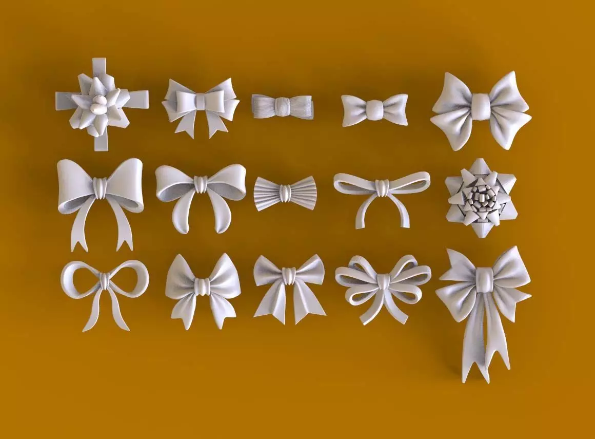bows for print 3D print model_0